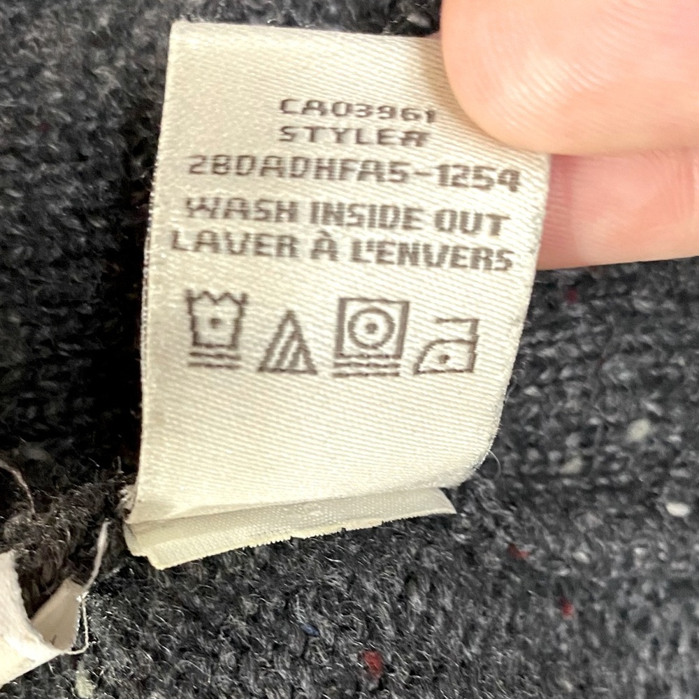 Denver Hayes Dark Grey Cable Knit Crew Neck Sweater L - Picture 5 of 16